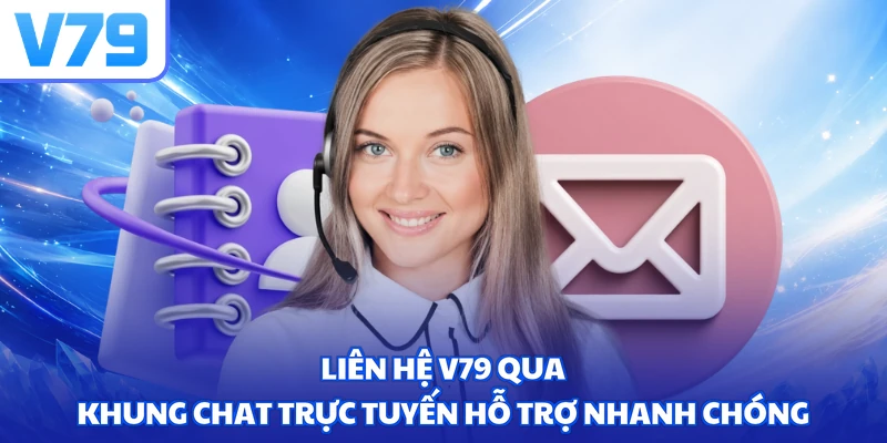 Liên hệ V79 qua khung chat trực tuyến hỗ trợ nhanh chóng