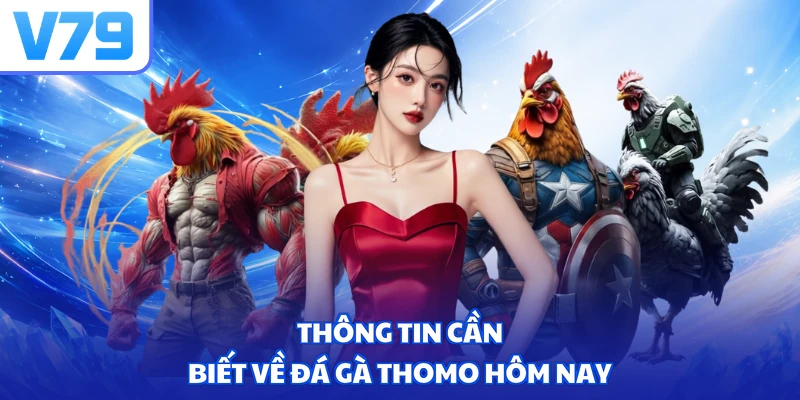 Thông tin cần biết về đá gà Thomo hôm nay